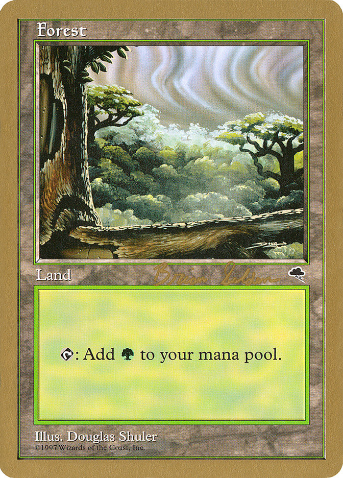 Forest (bs349) (Brian Selden) [World Championship Decks 1998] | Card Citadel