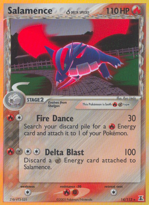 Salamence (14/113) (Delta Species) [EX: Delta Species] | Card Citadel