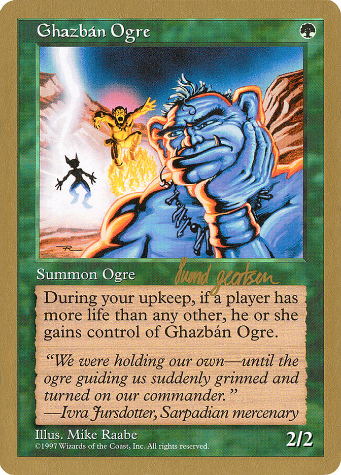 Ghazbán Ogre (Svend Geertsen) [World Championship Decks 1997] | Card Citadel