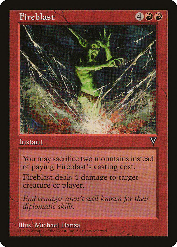 Fireblast [Visions] | Card Citadel
