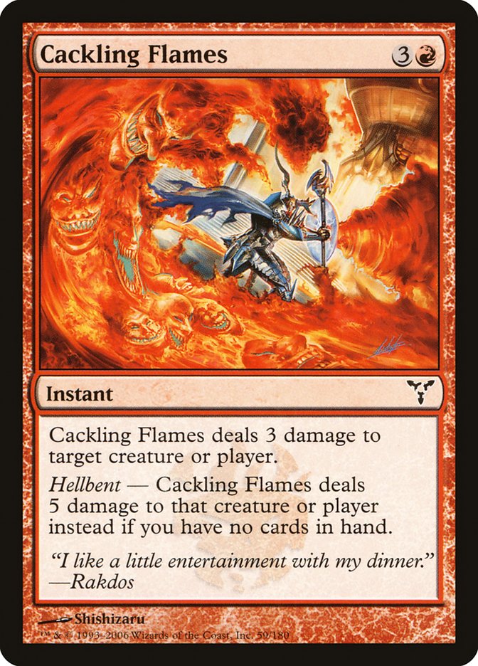 Cackling Flames [Dissension] | Card Citadel