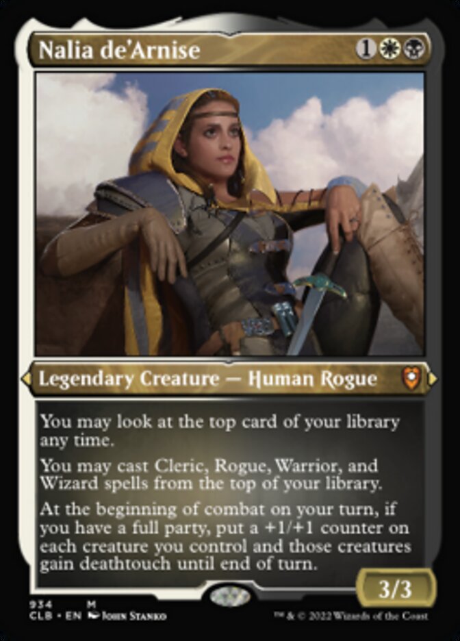 Nalia de'Arnise (Display Commander) (Foil Etched) [Commander Legends: Battle for Baldur's Gate] | Card Citadel