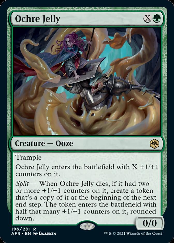Ochre Jelly [Dungeons & Dragons: Adventures in the Forgotten Realms] | Card Citadel