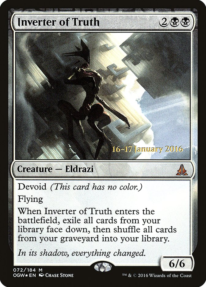 Inverter of Truth [Oath of the Gatewatch Promos] | Card Citadel