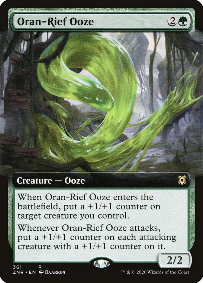 Oran-Rief Ooze (Extended Art) [Zendikar Rising] | Card Citadel