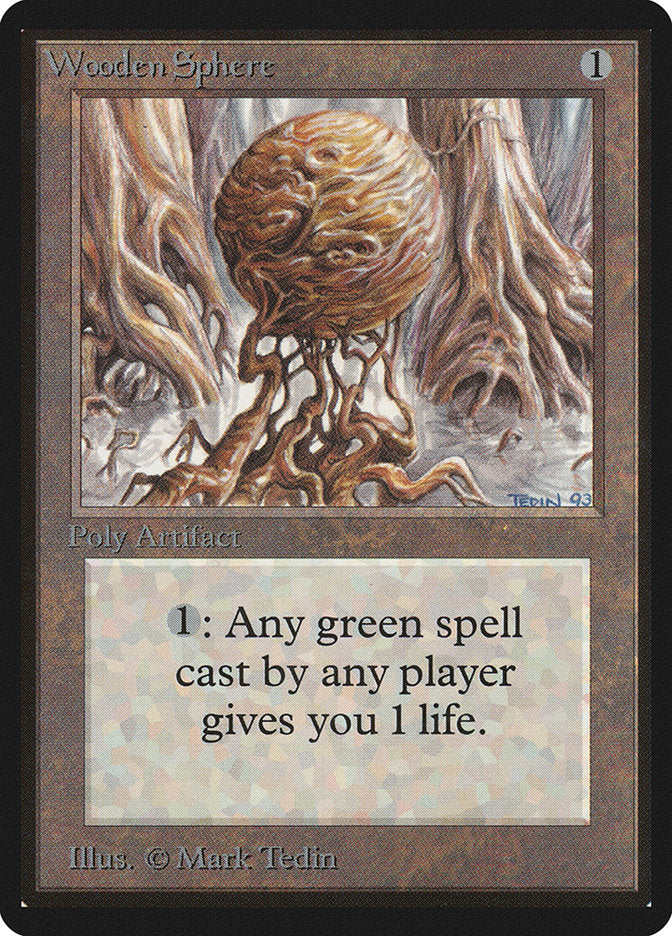 Wooden Sphere [Limited Edition Beta] | Card Citadel