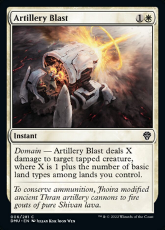 Artillery Blast [Dominaria United] | Card Citadel