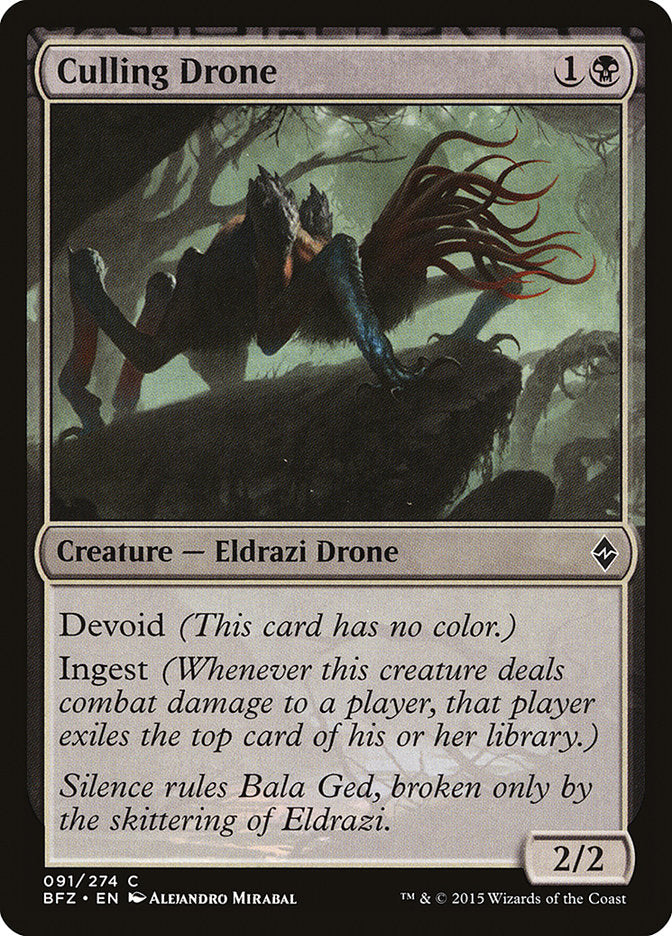 Culling Drone [Battle for Zendikar] | Card Citadel