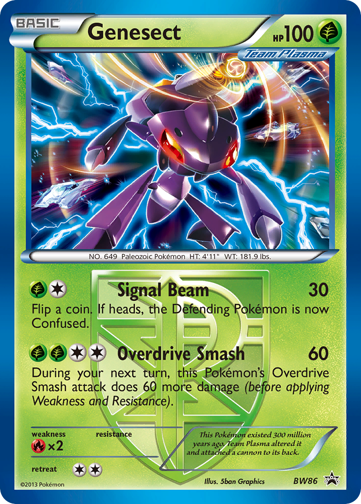 Genesect (BW86) (Team Plasma) [Black & White: Black Star Promos] | Card Citadel