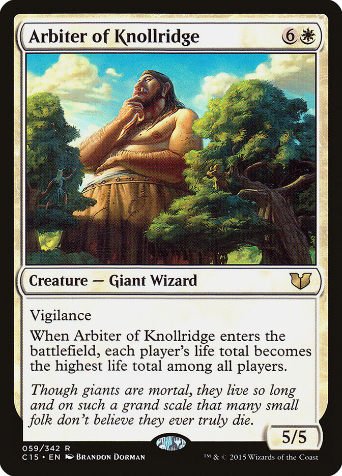 Arbiter of Knollridge [Commander 2015] | Card Citadel