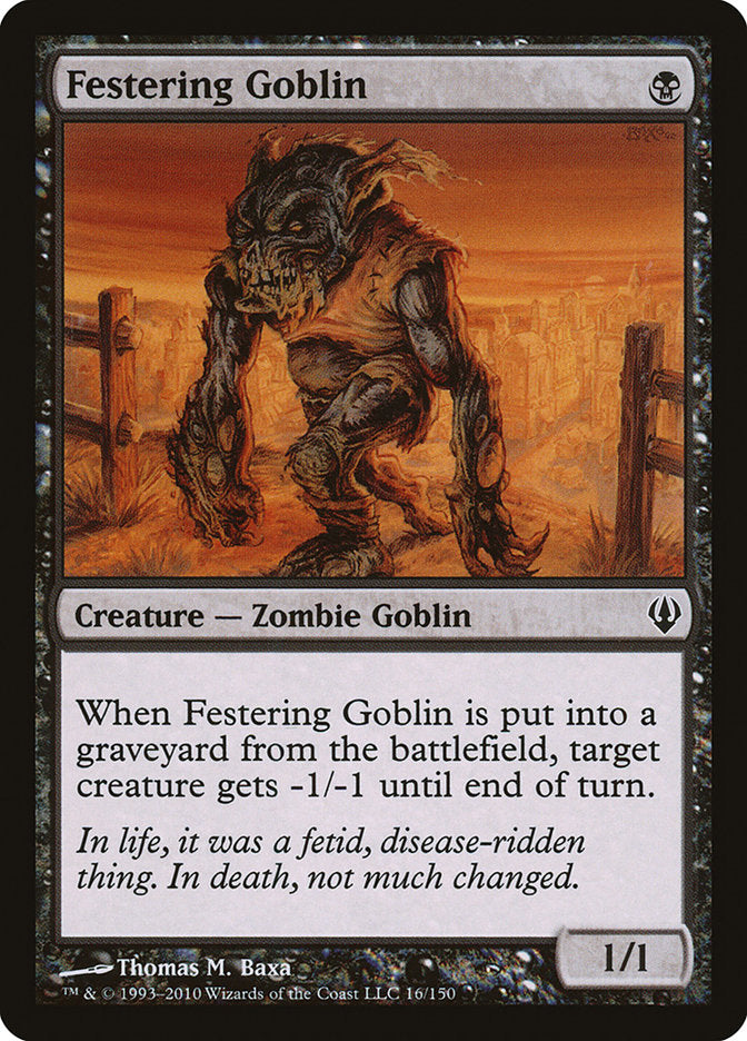 Festering Goblin [Archenemy] | Card Citadel