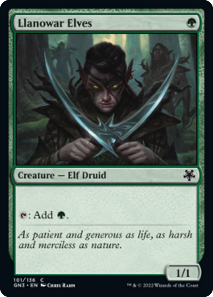 Llanowar Elves [Game Night: Free-for-All] | Card Citadel