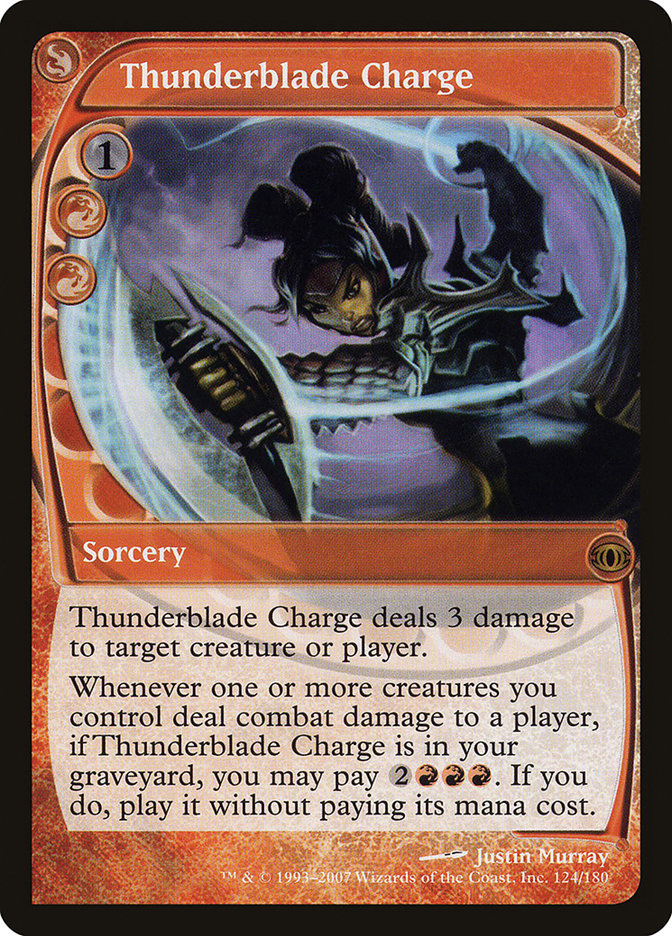 Thunderblade Charge [Future Sight] | Card Citadel