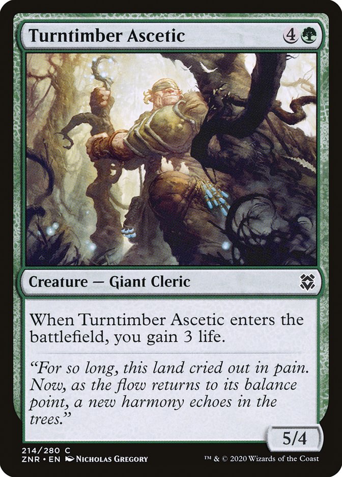 Turntimber Ascetic [Zendikar Rising] | Card Citadel