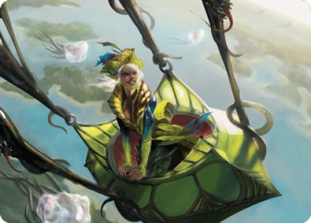 Nael, Avizoa Aeronaut Art Card [Dominaria United Art Series] | Card Citadel