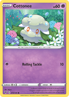 Cottonee (075/185) [Sword & Shield: Vivid Voltage] | Card Citadel