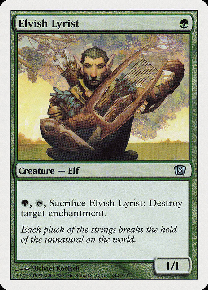 Elvish Lyrist [Eighth Edition] | Card Citadel