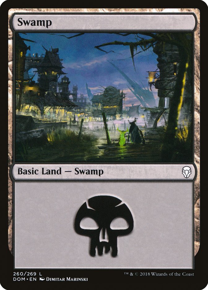 Swamp (260) [Dominaria] | Card Citadel
