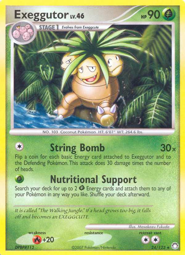 Exeggutor (24/123) [Diamond & Pearl: Mysterious Treasures] | Card Citadel