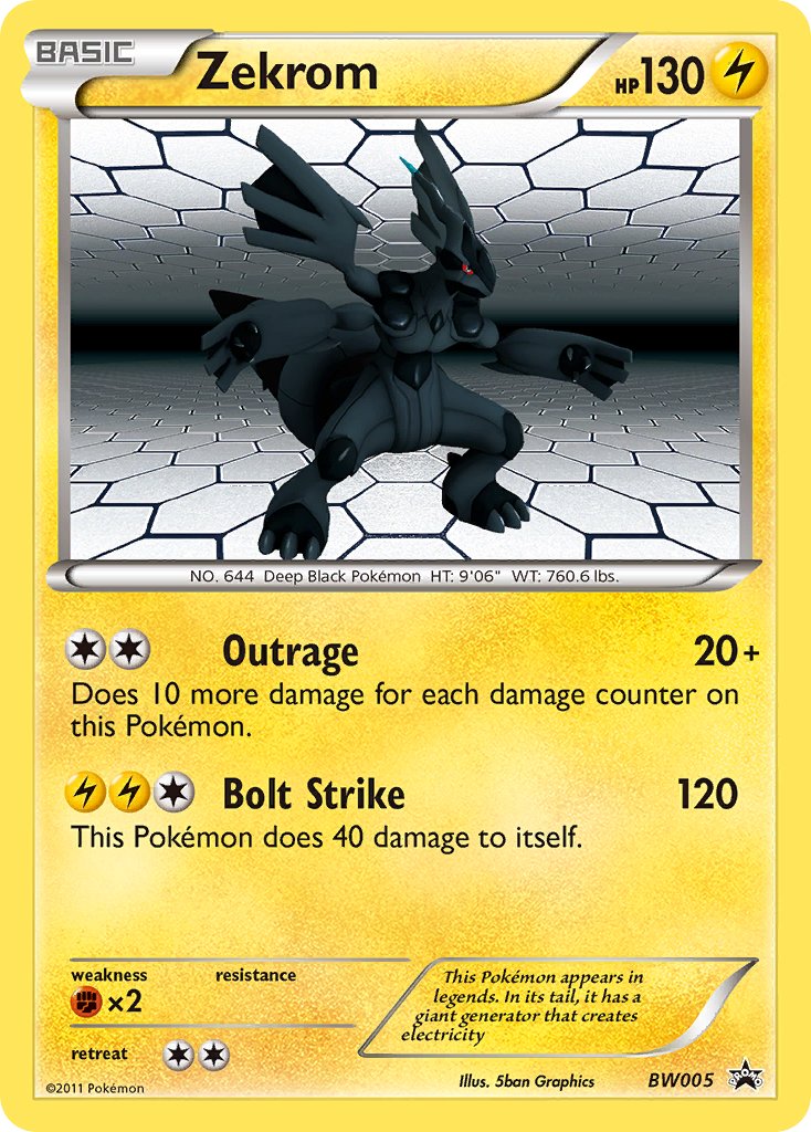 Zekrom (BW005) [Black & White: Black Star Promos] | Card Citadel
