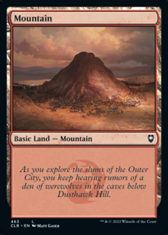 Mountain (463) [Commander Legends: Battle for Baldur's Gate] | Card Citadel