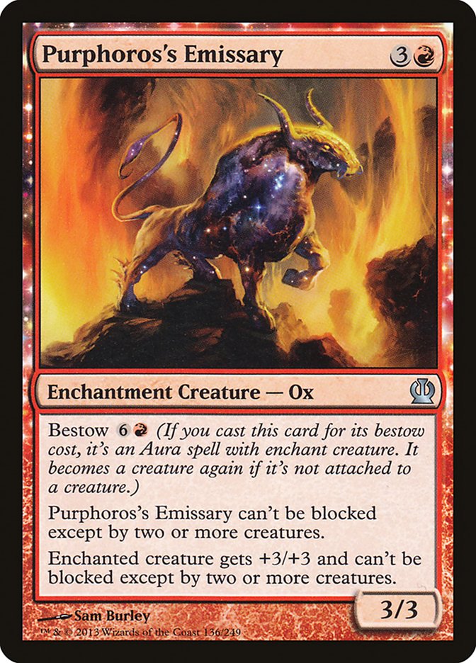 Purphoros's Emissary [Theros] | Card Citadel