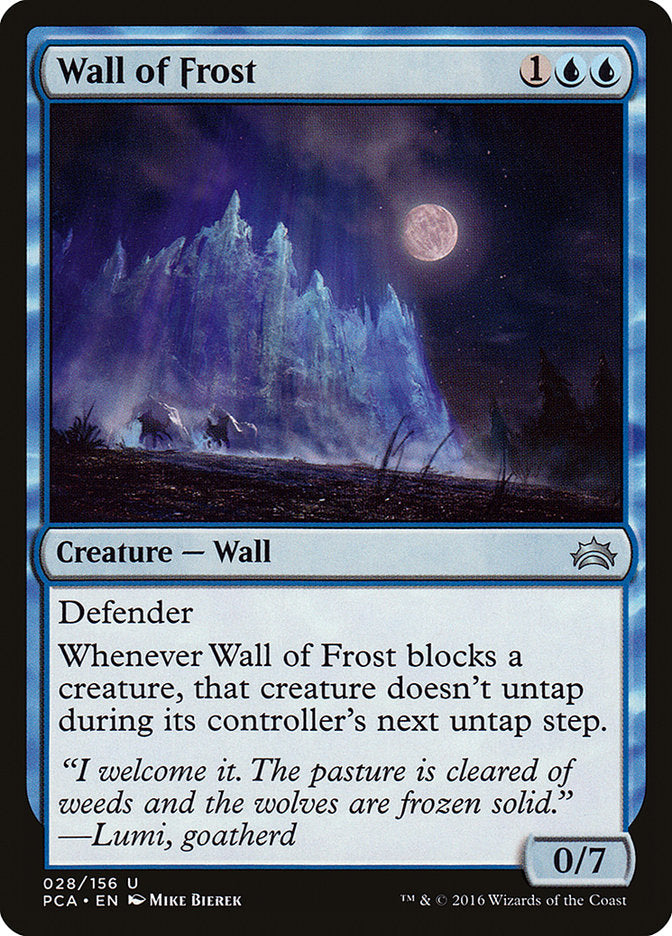 Wall of Frost [Planechase Anthology] | Card Citadel