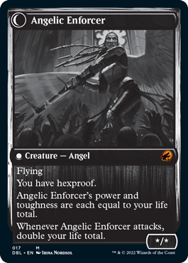Enduring Angel // Angelic Enforcer [Innistrad: Double Feature] | Card Citadel