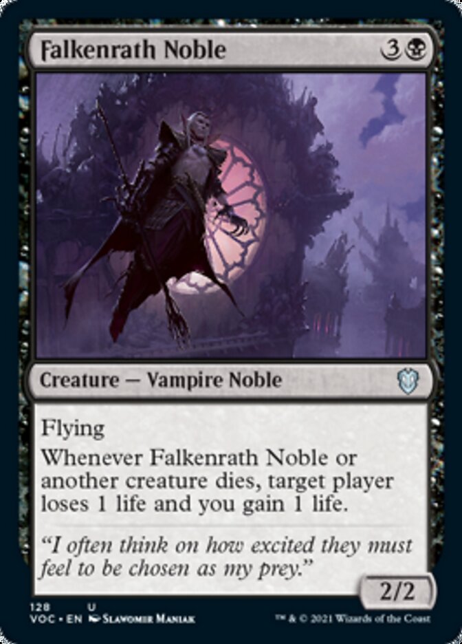 Falkenrath Noble [Innistrad: Crimson Vow Commander] | Card Citadel