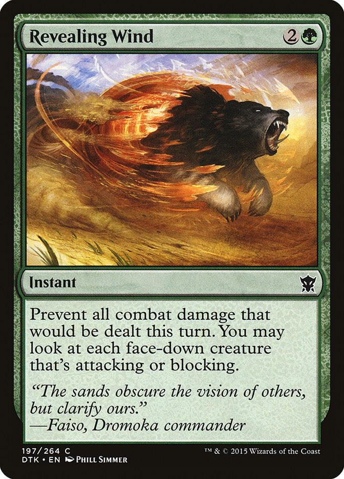 Revealing Wind [Dragons of Tarkir] | Card Citadel