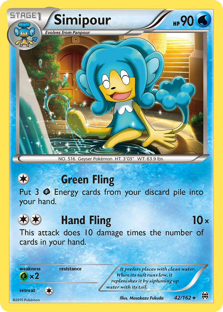 Simipour (42/162) [XY: BREAKthrough] | Card Citadel