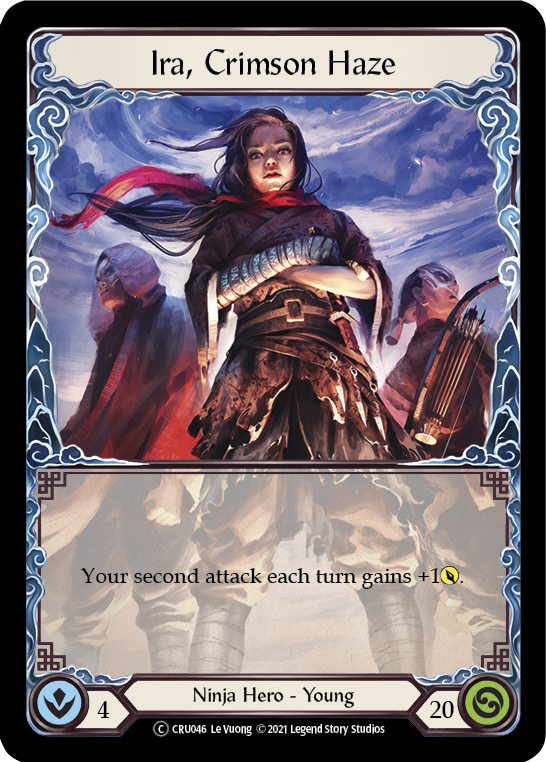 Ira, Crimson Haze (Rainbow Foil) [CRU046-RF] Unlimited Rainbow Foil | Card Citadel