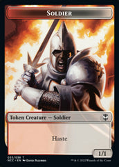 Soldier (33) // Devil Double-sided Token [Streets of New Capenna Commander Tokens] | Card Citadel