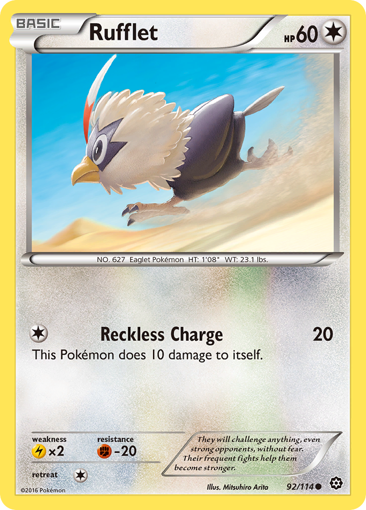 Rufflet (92/114) [XY: Steam Siege] | Card Citadel