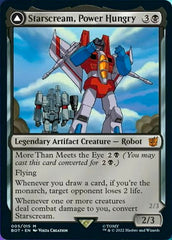 Starscream, Power Hungry // Starscream, Seeker Leader [Universes Beyond: Transformers] | Card Citadel