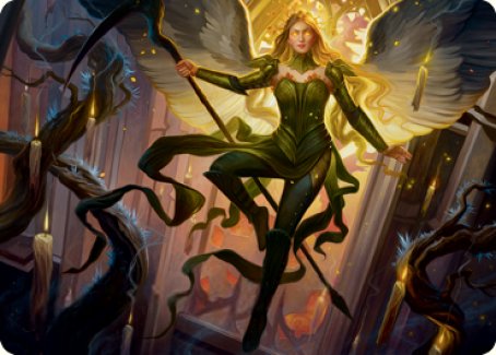 Sigarda, Champion of Light Art Card [Innistrad: Midnight Hunt Art Series] | Card Citadel