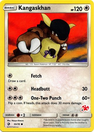 Kangaskhan (55/70) (Charizard Stamp #4) [Battle Academy 2020] | Card Citadel