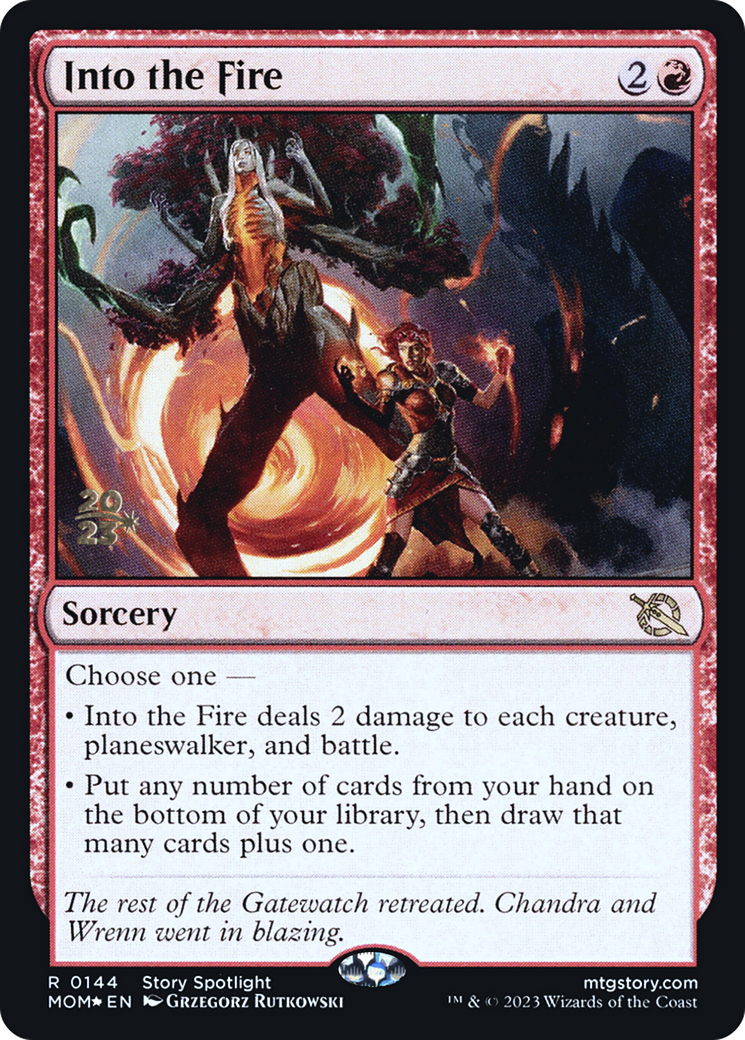 Into the Fire [March of the Machine Prerelease Promos] | Card Citadel
