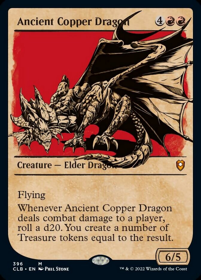 Ancient Copper Dragon (Showcase) [Commander Legends: Battle for Baldur's Gate] | Card Citadel