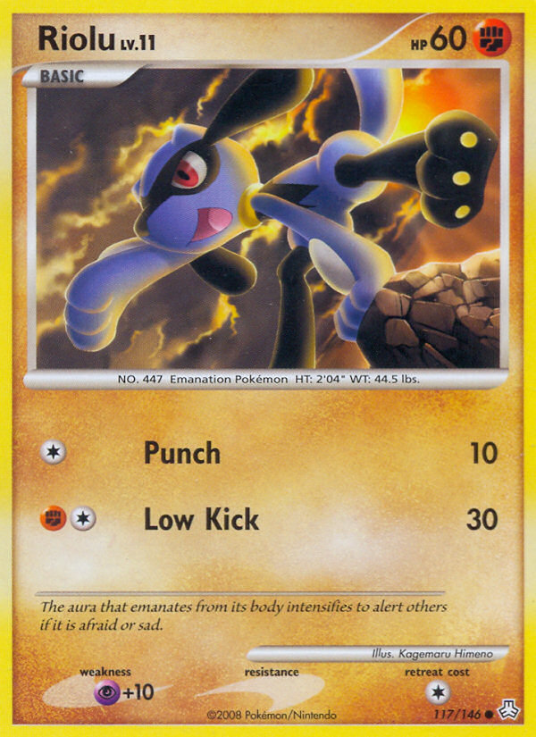 Riolu (117/146) [Diamond & Pearl: Legends Awakened] | Card Citadel