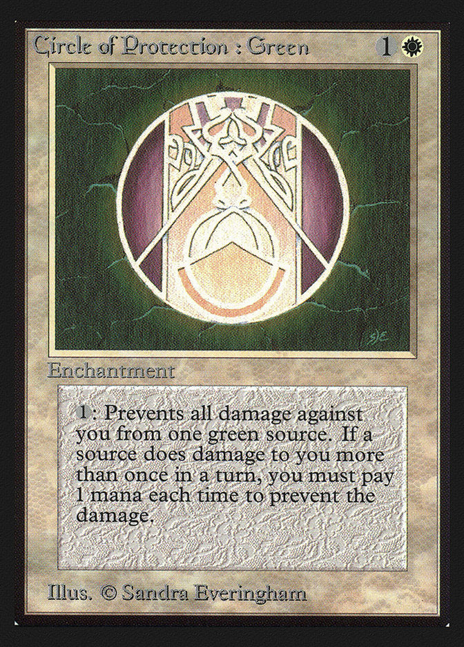 Circle of Protection: Green (CE) [Collectors’ Edition] | Card Citadel