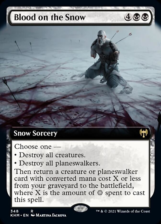 Blood on the Snow (Extended Art) [Kaldheim] | Card Citadel