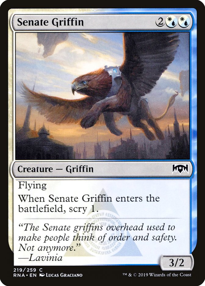 Senate Griffin [Ravnica Allegiance] | Card Citadel