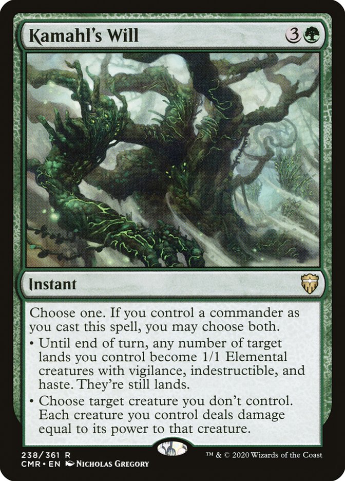 Kamahl's Will [Commander Legends] | Card Citadel