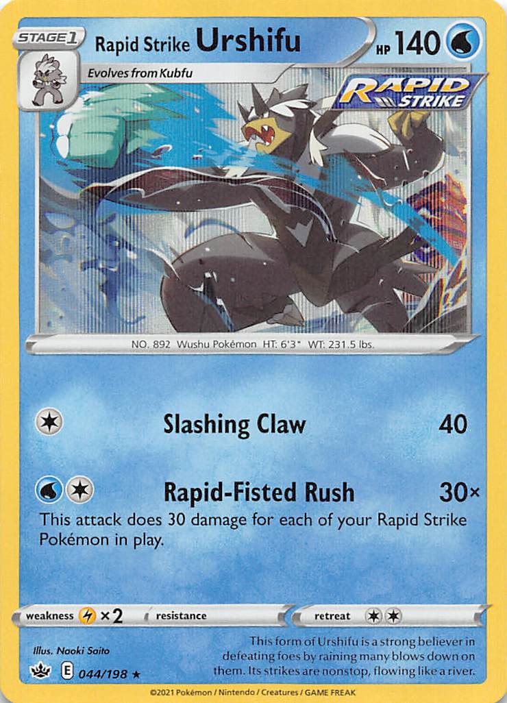 Rapid Strike Urshifu (044/198) [Sword & Shield: Chilling Reign] | Card Citadel