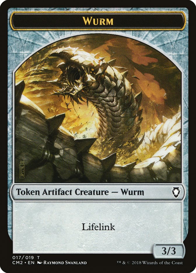 Wurm (Lifelink) [Commander Anthology Volume II Tokens] | Card Citadel