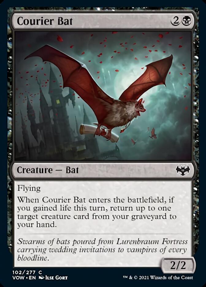 Courier Bat [Innistrad: Crimson Vow] | Card Citadel