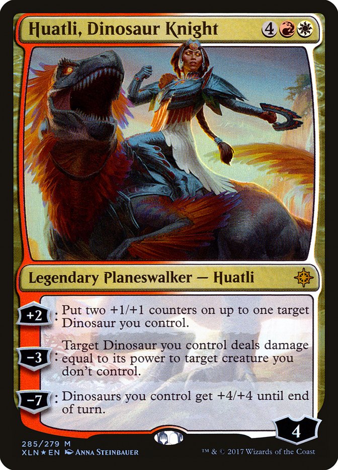 Huatli, Dinosaur Knight [Ixalan] | Card Citadel