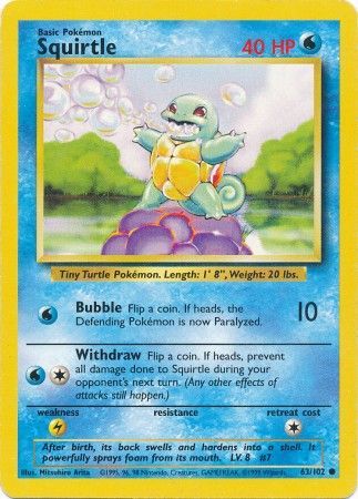 Squirtle (63/102) [Base Set Unlimited] | Card Citadel