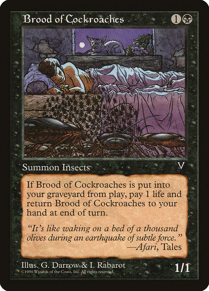 Brood of Cockroaches [Visions] | Card Citadel